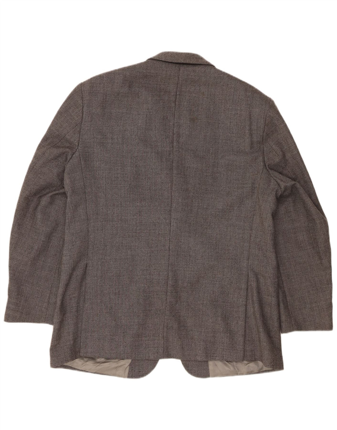 Marks & Spencer Herren-Blazer mit 2 Knöpfen, UK 44, XL, graue Schurwolle