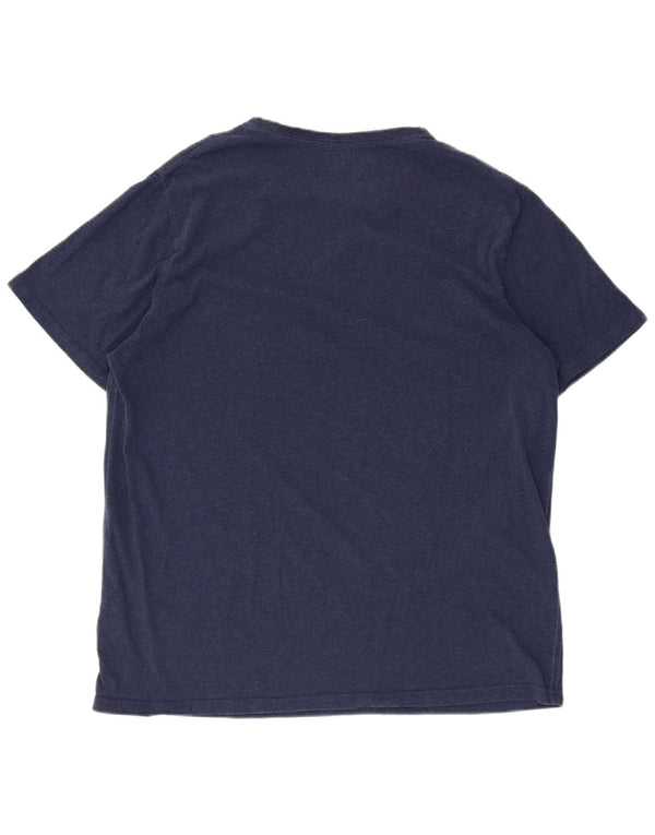 Joules Mens Graphic T-Shirt Top XL Navy Blue Cotton