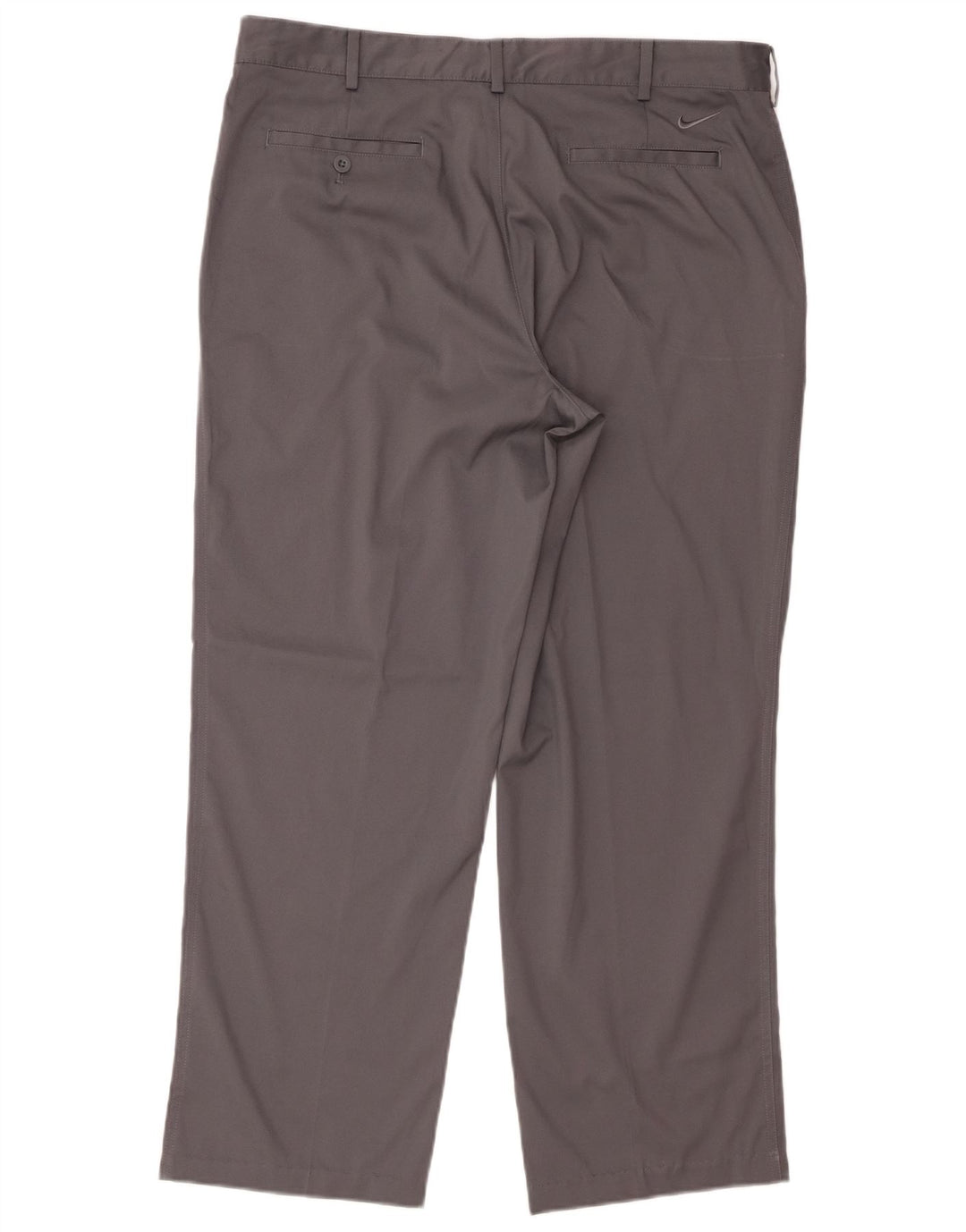Nike Herren Dri Fit Straight Chino Hose W36 L30 Graues Polyester