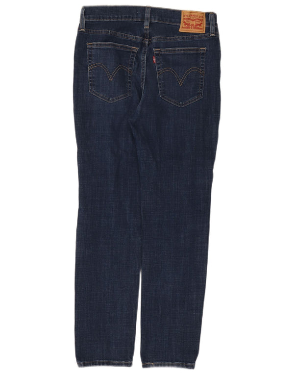 Levi's Damen Boyfriend Distressed Slim Jeans W27 L27 Marineblaue Baumwolle