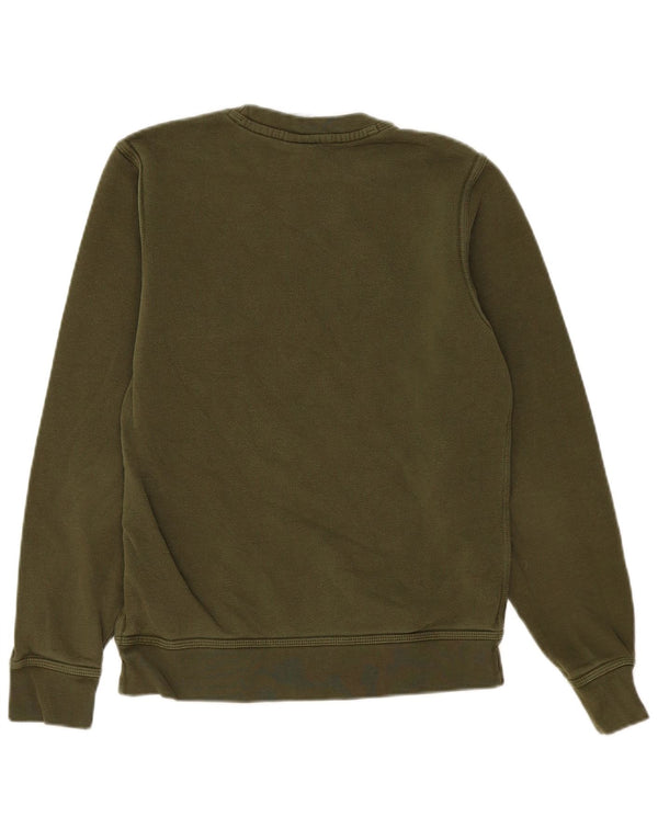 Nike Herren Sweatshirt Pullover Small Khaki Baumwolle
