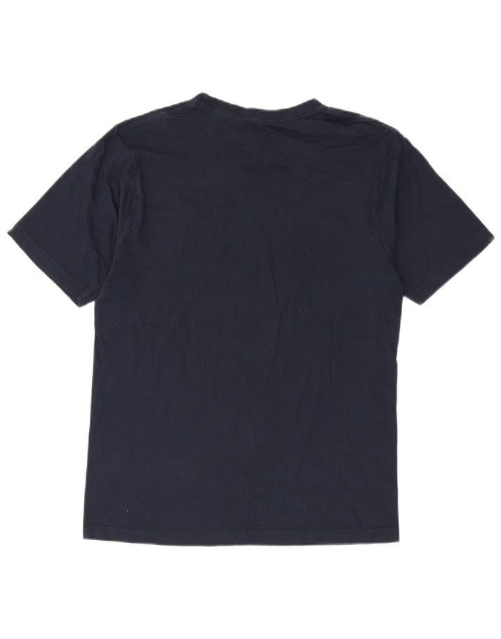 DKNY Herren-T-Shirt-Oberteil aus Baumwolle in mittlerem Marineblau