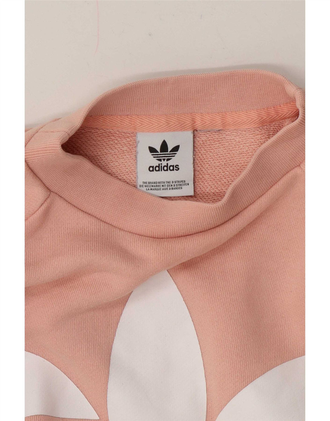 Adidas Damen Graphic Sweatshirt Pullover UK 14 Mittelrosa