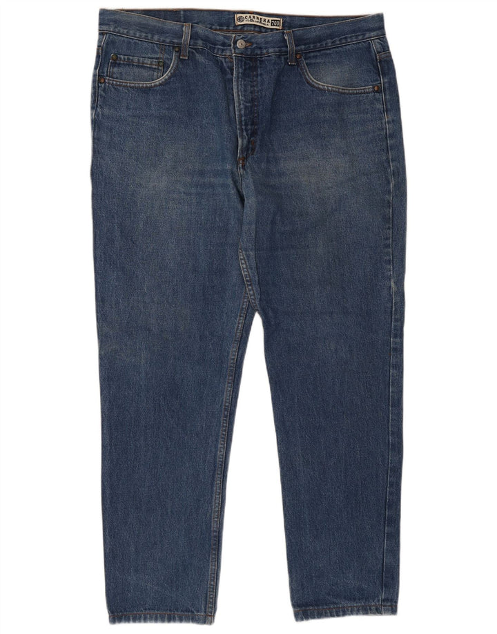 Carrera Herren Straight Jeans W44 L32 Blaue Baumwolle