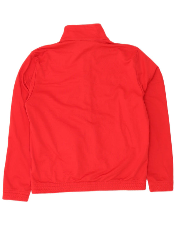ERREA Mens Tracksuit Top Jacket Small Red Colourblock Polyester