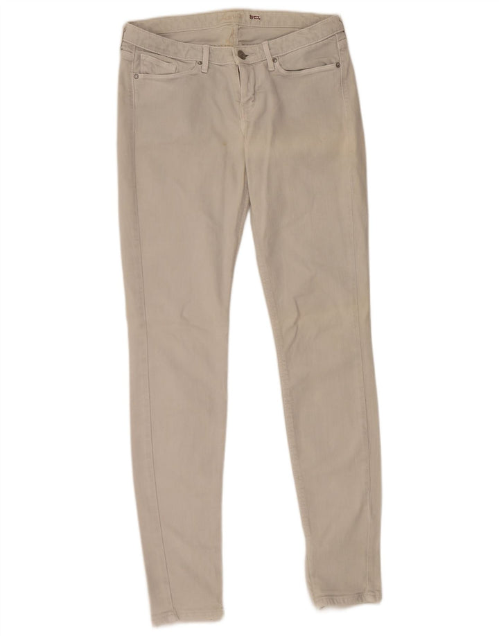 Levi's Damen Skinny Jeans W29 L34 Graue Baumwolle