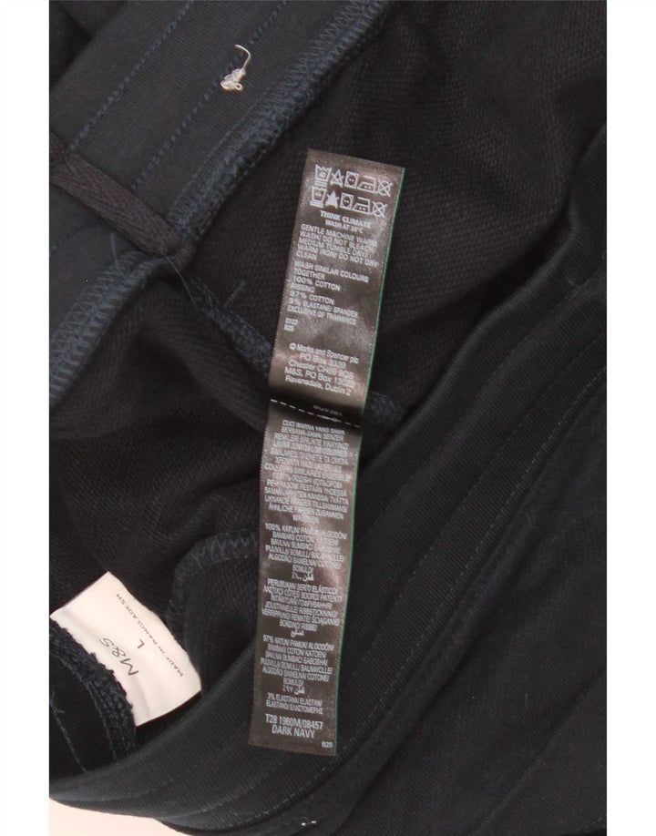 Marks & Spencer Herren-Sportshorts, groß, marineblaue Baumwolle