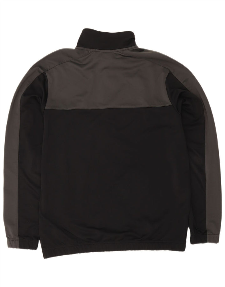 Nike Herren-Trainingsanzug-Top-Jacke, mittelgroß, Schwarz, Farbblock