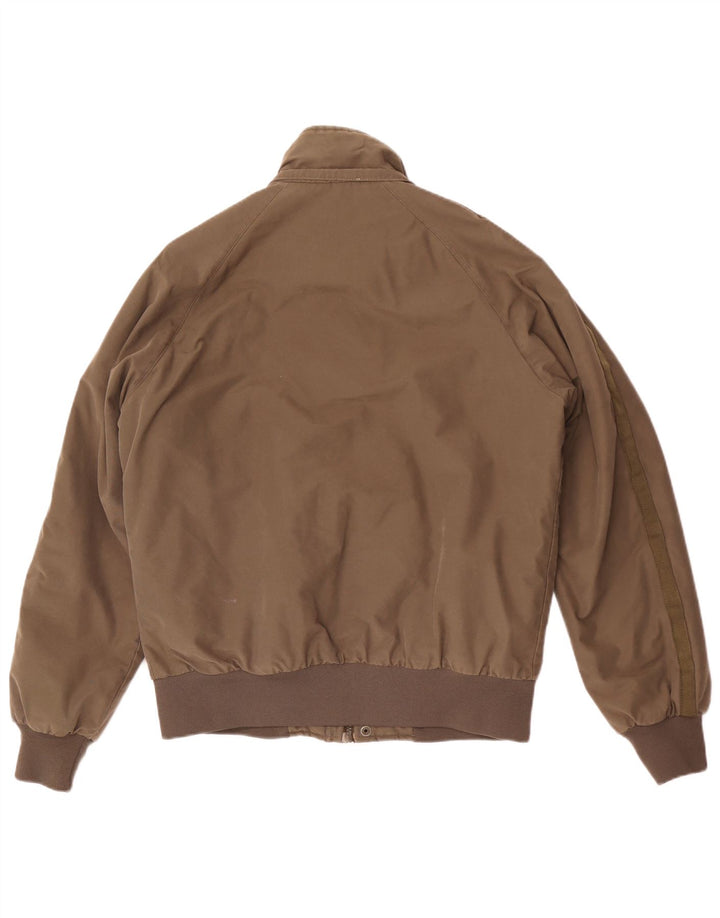 Puma Herren Bomberjacke UK 40 Large Khaki Baumwolle