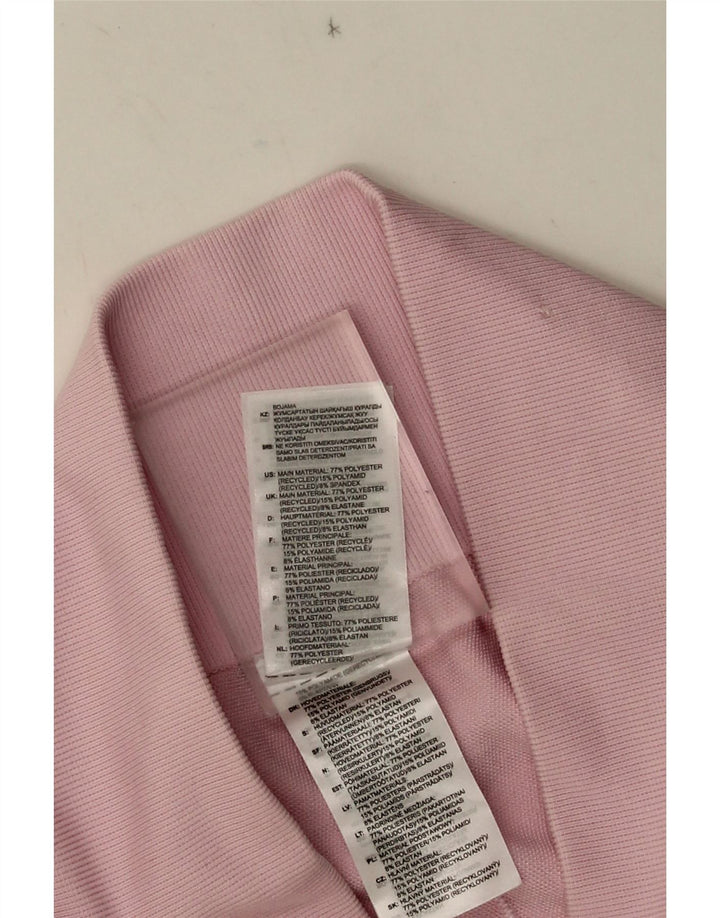 Adidas Damen Capri-Leggings UK 12 Mittelrosa Polyester