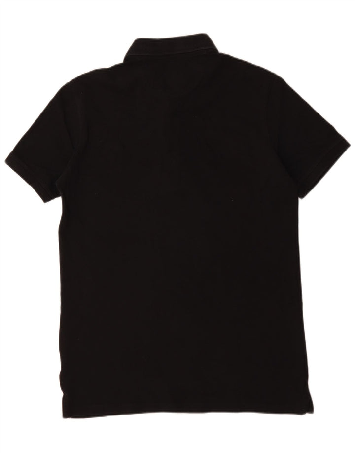 Guess Herren-Poloshirt aus mittlerer schwarzer Baumwolle