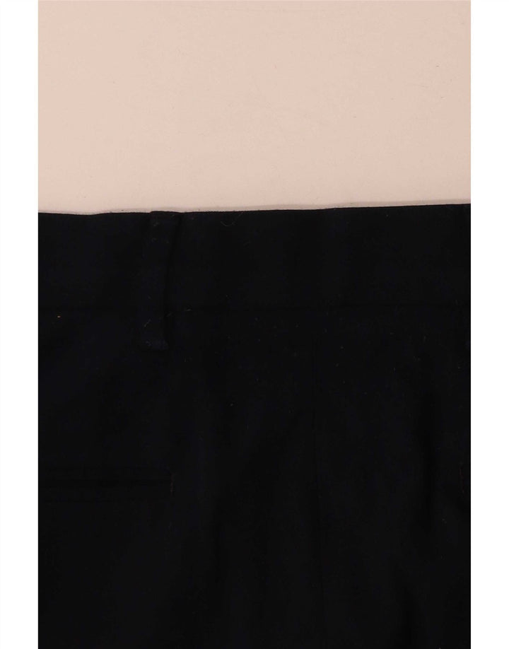 Marks & Spencer Herren-Anzughose in schmaler Passform, W34, L31, Marineblau, Polyester