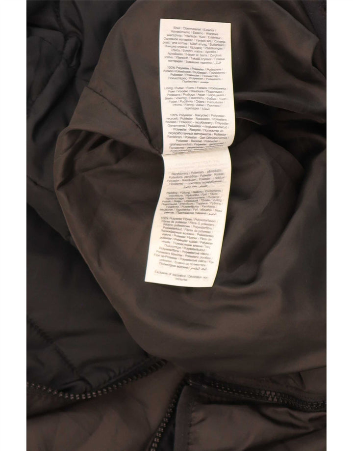 Jack & Jones Herren-Jacke mit Kapuze, gepolstert, UK 42, XL, Schwarz, Polyester