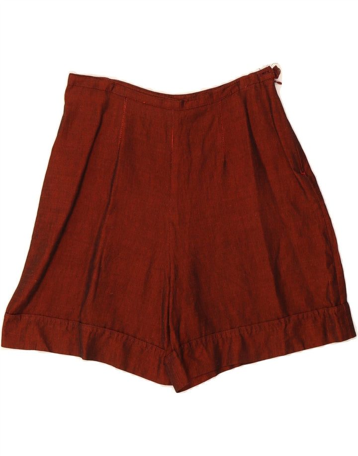 MODA DOSSIER Womens High Waist Casual Shorts IT 44 Medium W28 Red Vintage Moda Dossier and Second-Hand Moda Dossier from Messina Hembry 