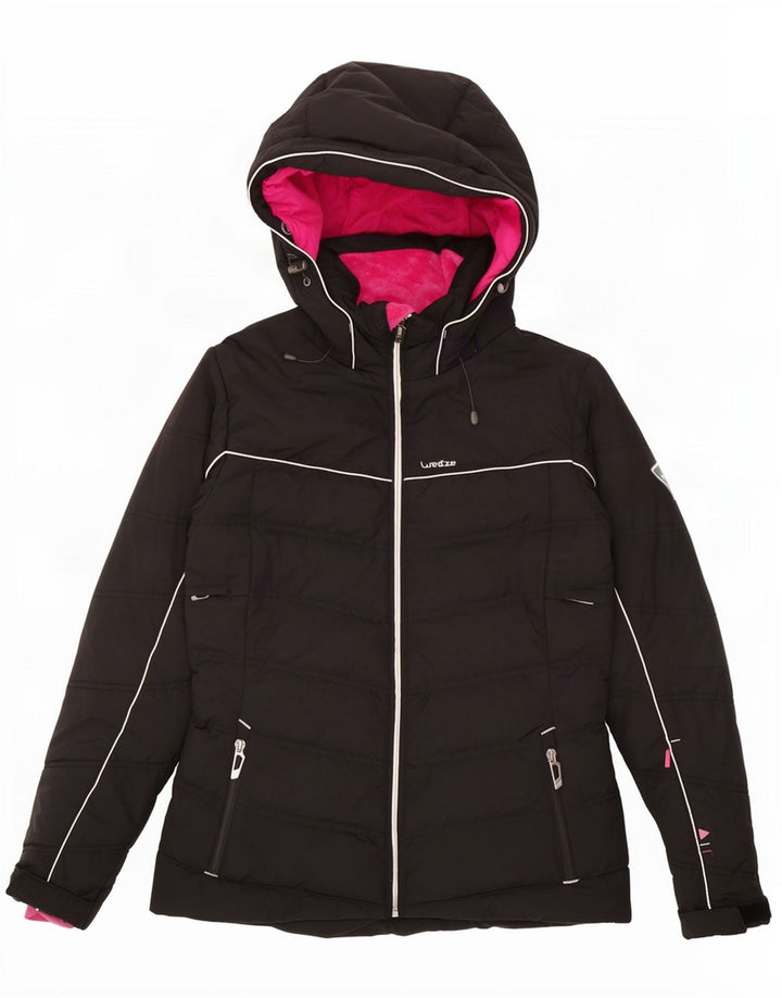 Wed'Ze Wattierte Damenjacke mit Kapuze UK 10 Small Black