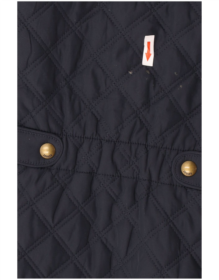 Joules Damen Steppweste UK 14 Large Marineblau Polyester
