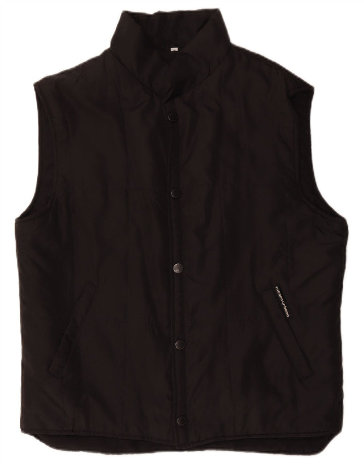 Tucano Urbano Herren Wattierte Weste UK 38 Medium Schwarz Polyester