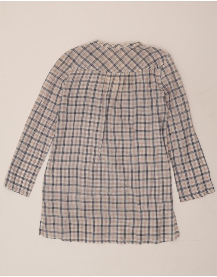 Zara Damen-Pullover-Hemdkleid, Größe M, mehrfarbig, kariert, Baumwolle