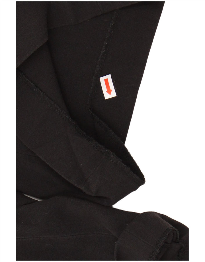 CALVIN KLEIN Damen Bootcut Chinohose US 12 Large W34 L32 Schwarz