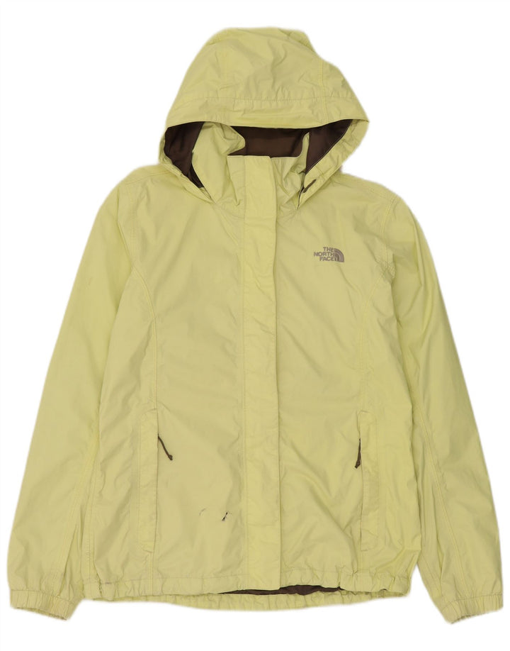 The North Face Damen-Regenjacke mit Kapuze, UK 14, mittelgelbes Nylon