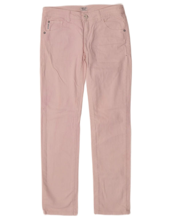 Armani Teen Girls Slim Freizeithose 13–14 Jahre W28 L30 Rosa Baumwolle