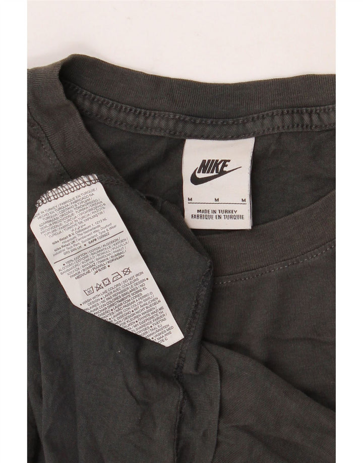 NIKE Herren-T-Shirt mit Grafik, mittelschwarz, Baumwolle