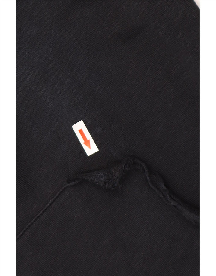 ZARA Herren ärmelloser Sweatshirt-Pullover, Größe L, Schwarz