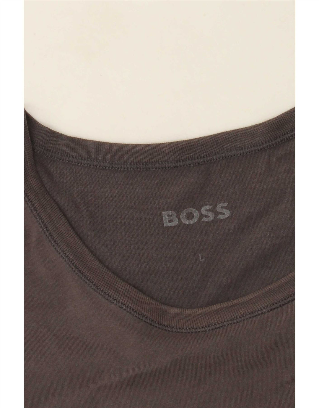 Hugo Boss Damen T-Shirt Top UK 14 Large Grau