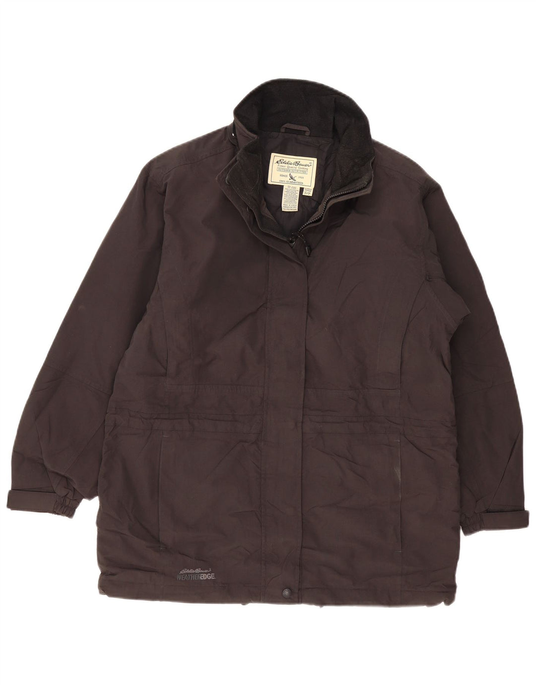 EDDIE BAUER Damen Weather Edge Windjacke UK 10 Small Schwarz