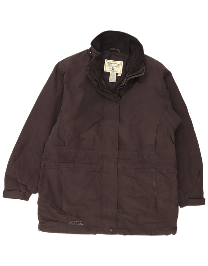 EDDIE BAUER Damen Weather Edge Windjacke UK 10 Small Schwarz