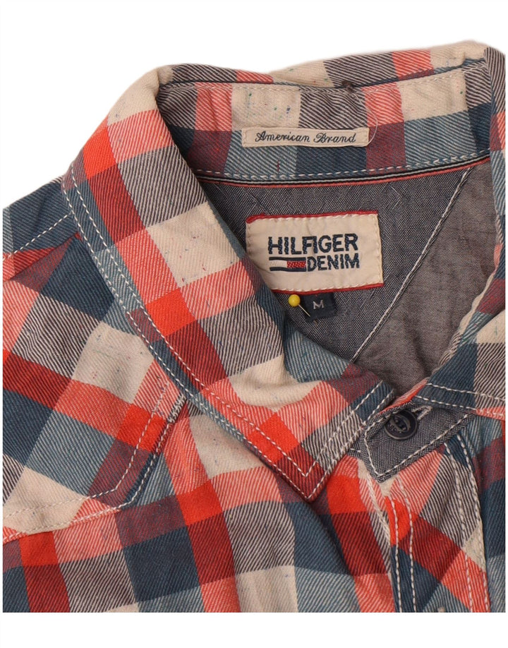 Tommy Hilfiger Herrenhemd, mittelgroß, mehrfarbig, kariert, Baumwolle