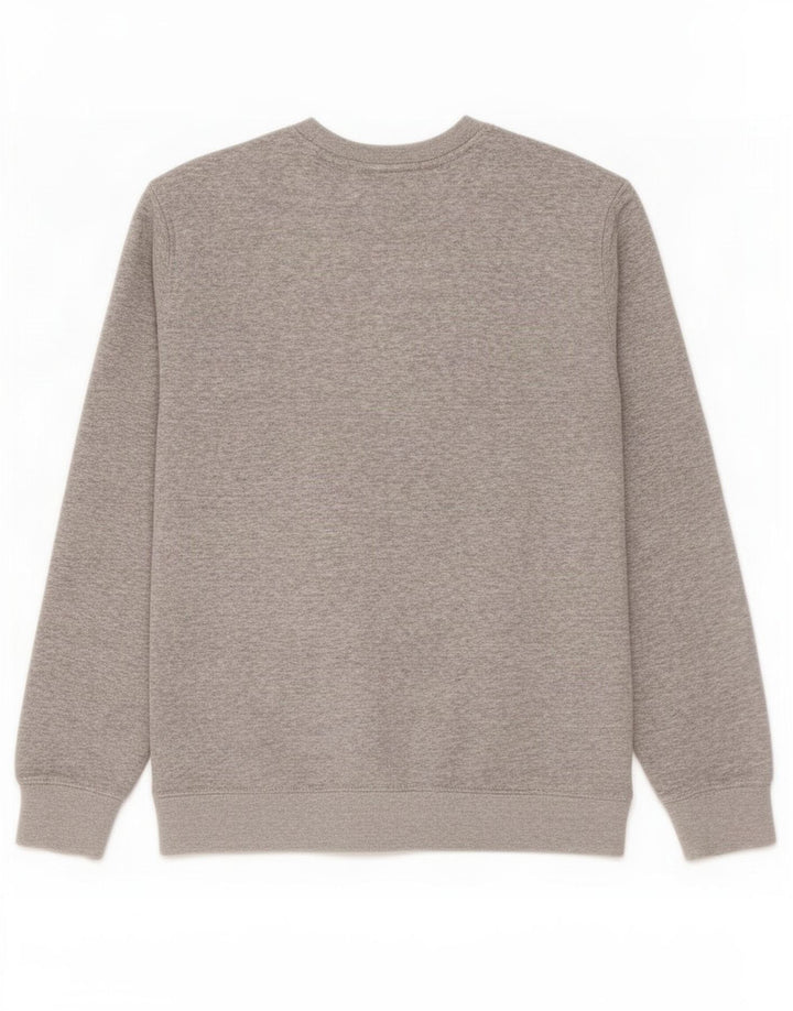 Champion Herren-Sweatshirt mit Grafik, Größe S, grau gefleckte Baumwolle