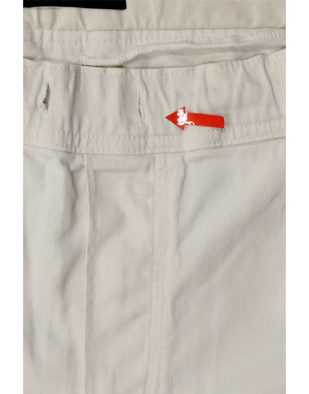 Diesel Damen Casual Shorts UK 14 Large W34 Weiß