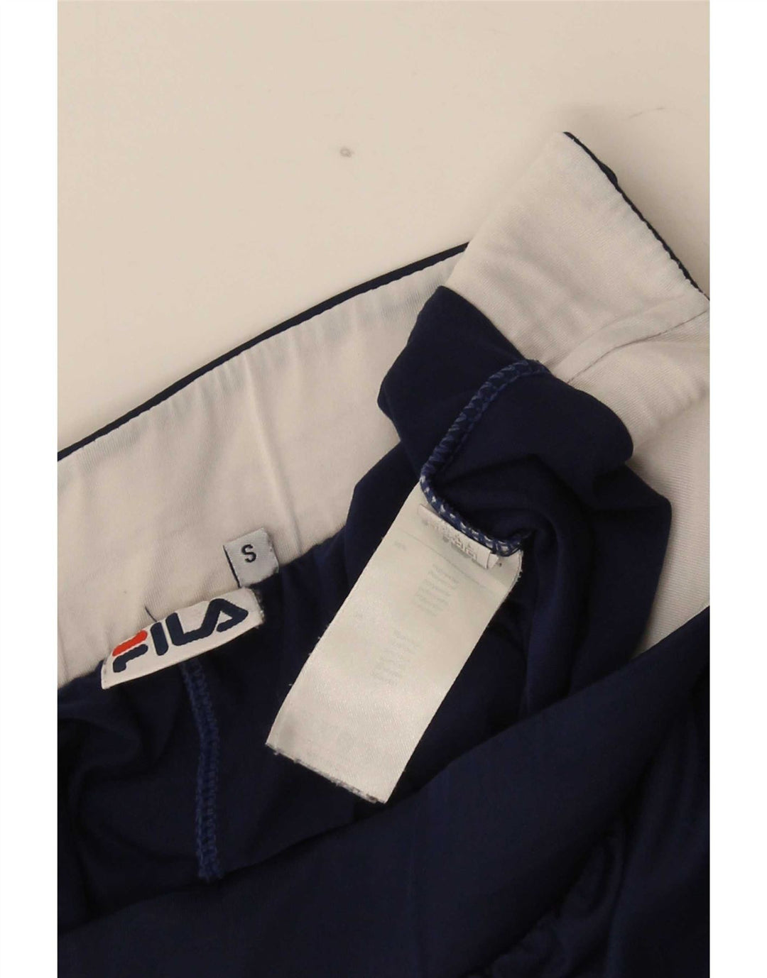 Fila Damen Tennisrock UK 10 Small Marineblau Polyester