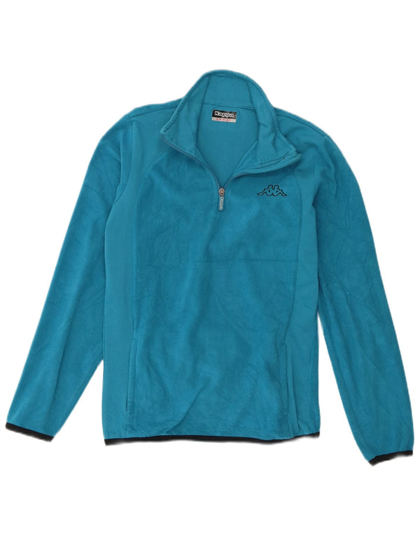 Kappa Damen-Fleecepullover mit Reißverschluss, UK 14, Größe L, Blau