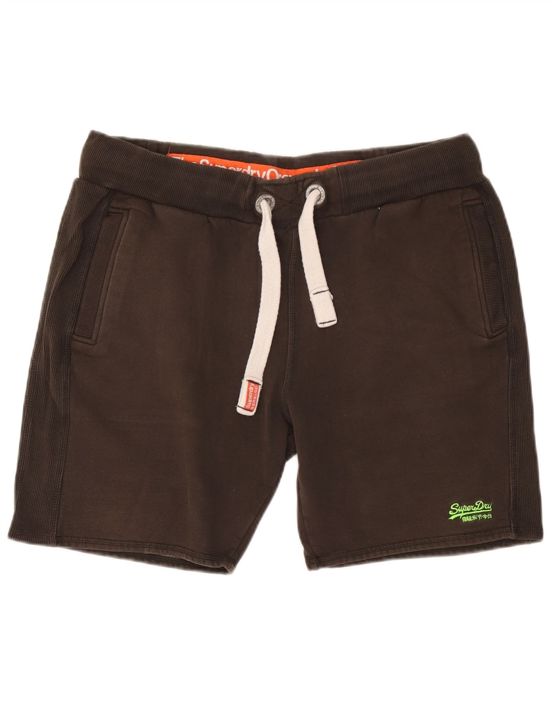 Superdry Herren-Sportshorts XL aus brauner Baumwolle