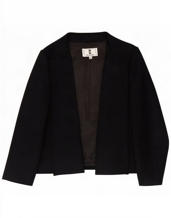 Oliver Womens Open Blazer Jacke IT 42 Medium Navy Blue