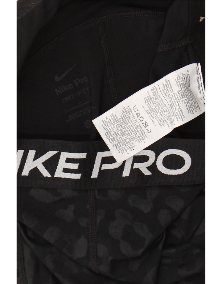 Nike Damen-Capri-Leggings mit Grafik, Größe S, Größe S, Schwarz, Animal-Print, Polyester