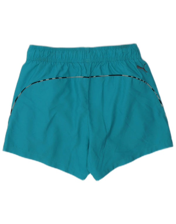 Puma Damen Badeshorts UK 8 Small Blau Polyester