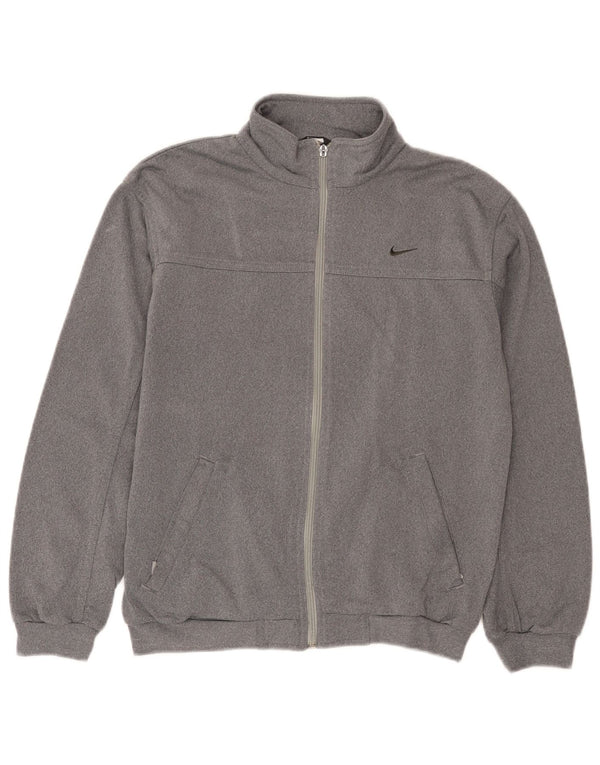 Nike Jungen Grafik-Trainingsanzug-Top-Jacke, 12–13 Jahre, groß, grau gefleckt