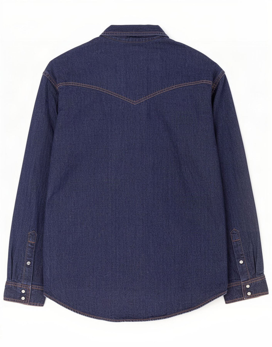Wrangler Herren-Jeanshemd, groß, marineblau, Baumwolle