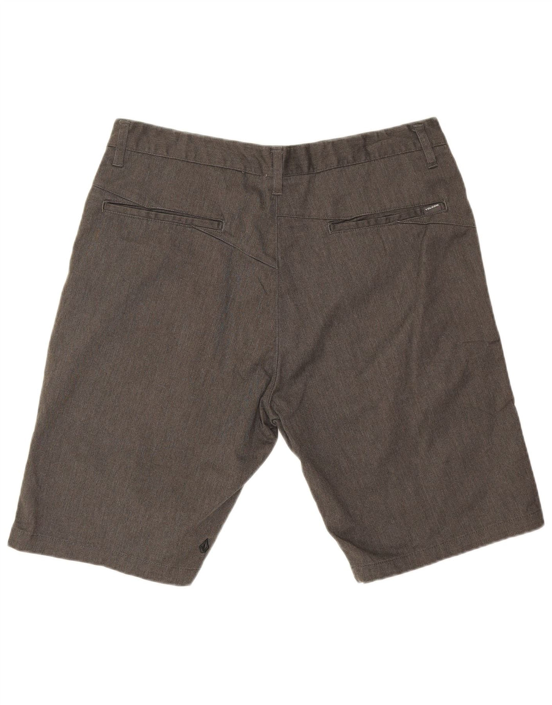 Volcom Herren Chinoshorts W36 Große graue Baumwolle