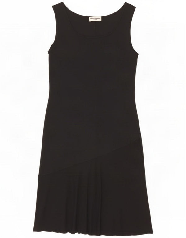 Pierre Cardin Womens Sleeveless Sheath Dress UK 12 Medium Black Viscose