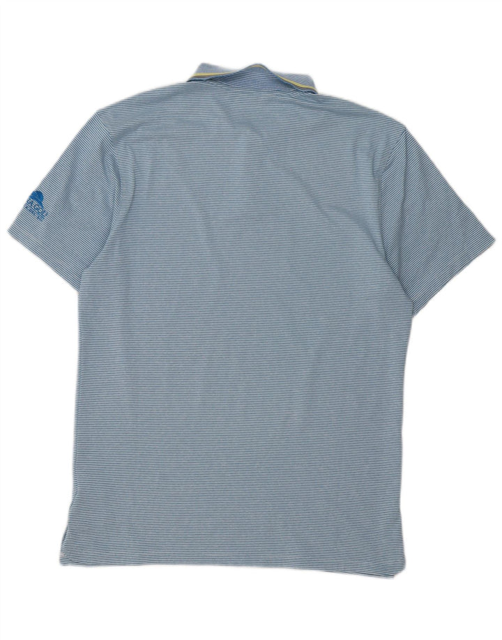 Nike Herren Dri Fit Poloshirt, klein, blau gestreift, Polyester