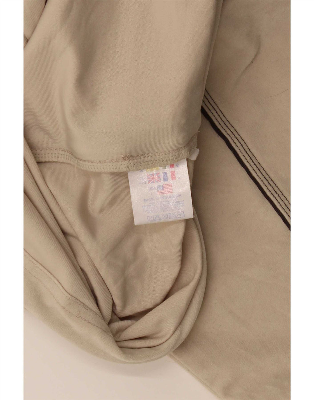 Lotto Herren-Trainingsanzug-Top-Jacke, UK 40/42, groß, beige, Polyester