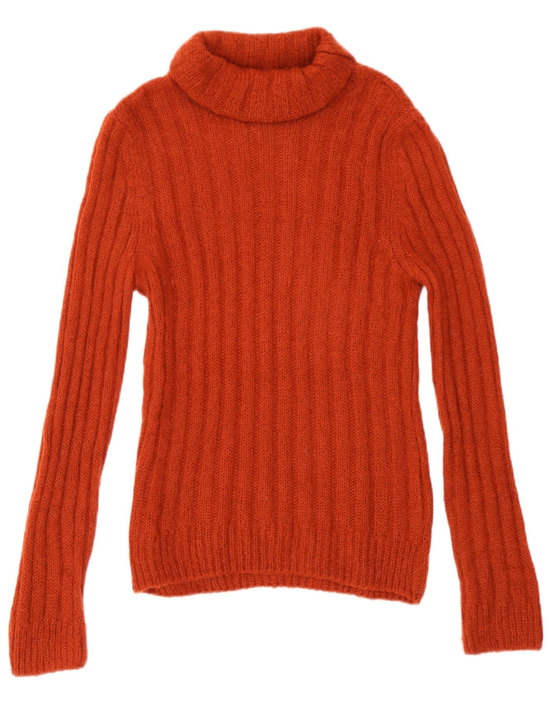 Massimo Dutti Damen-Pullover mit Rollkragen, Gr. 14, Orange