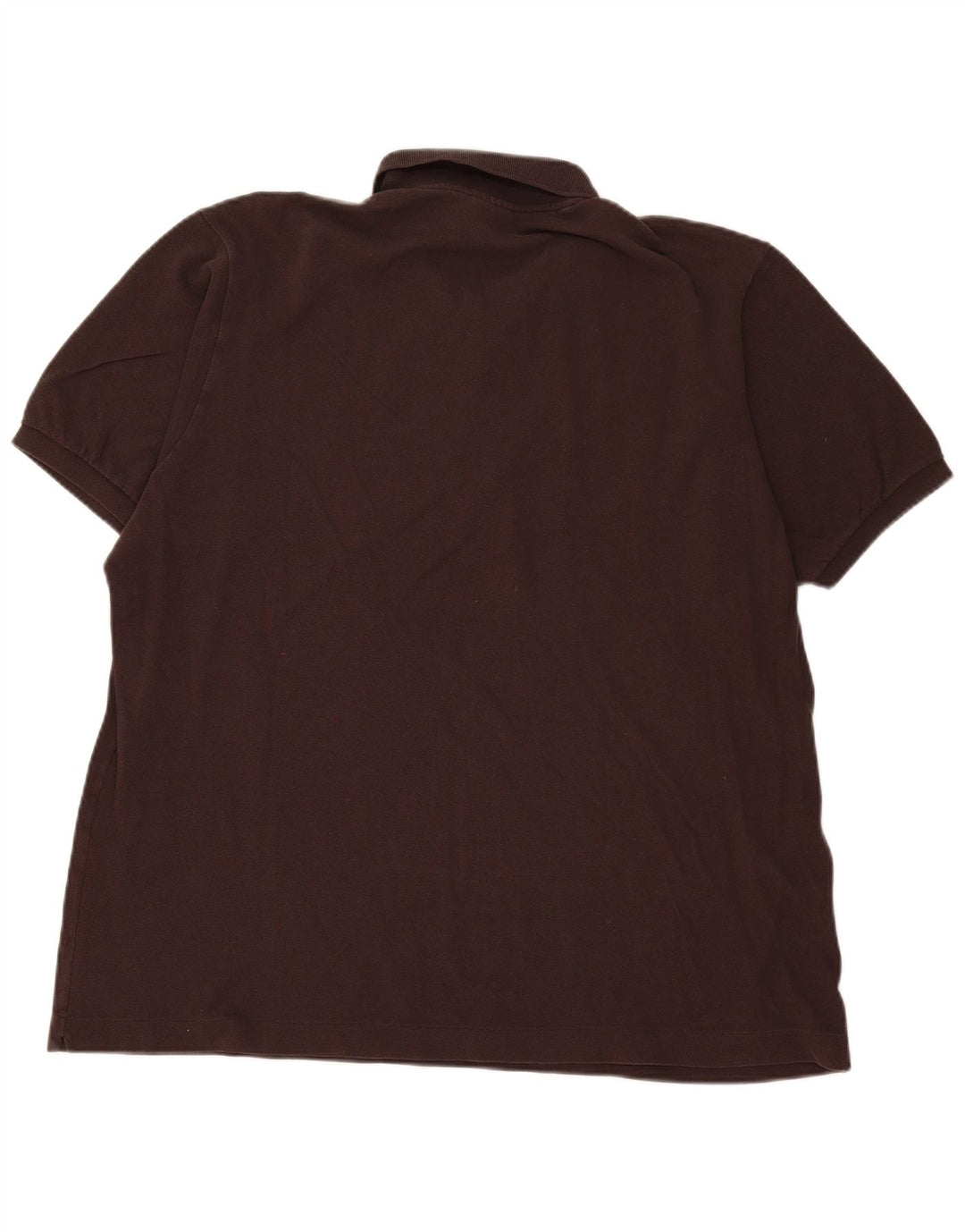 Lacoste Herren Poloshirt Größe 9 4XL Braune Baumwolle