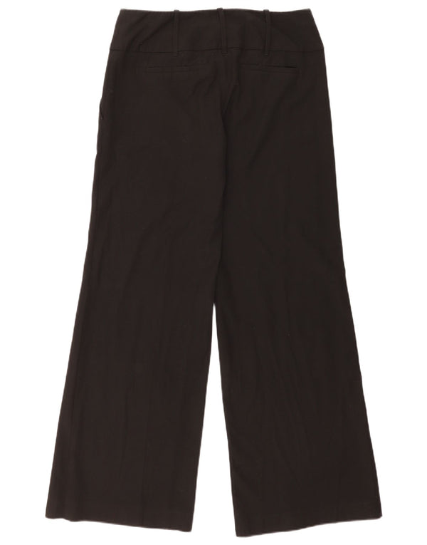 Oasis Damen-Chinohose mit weitem Bein, UK 10, Größe S, W30, L31, Schwarz, Polyester