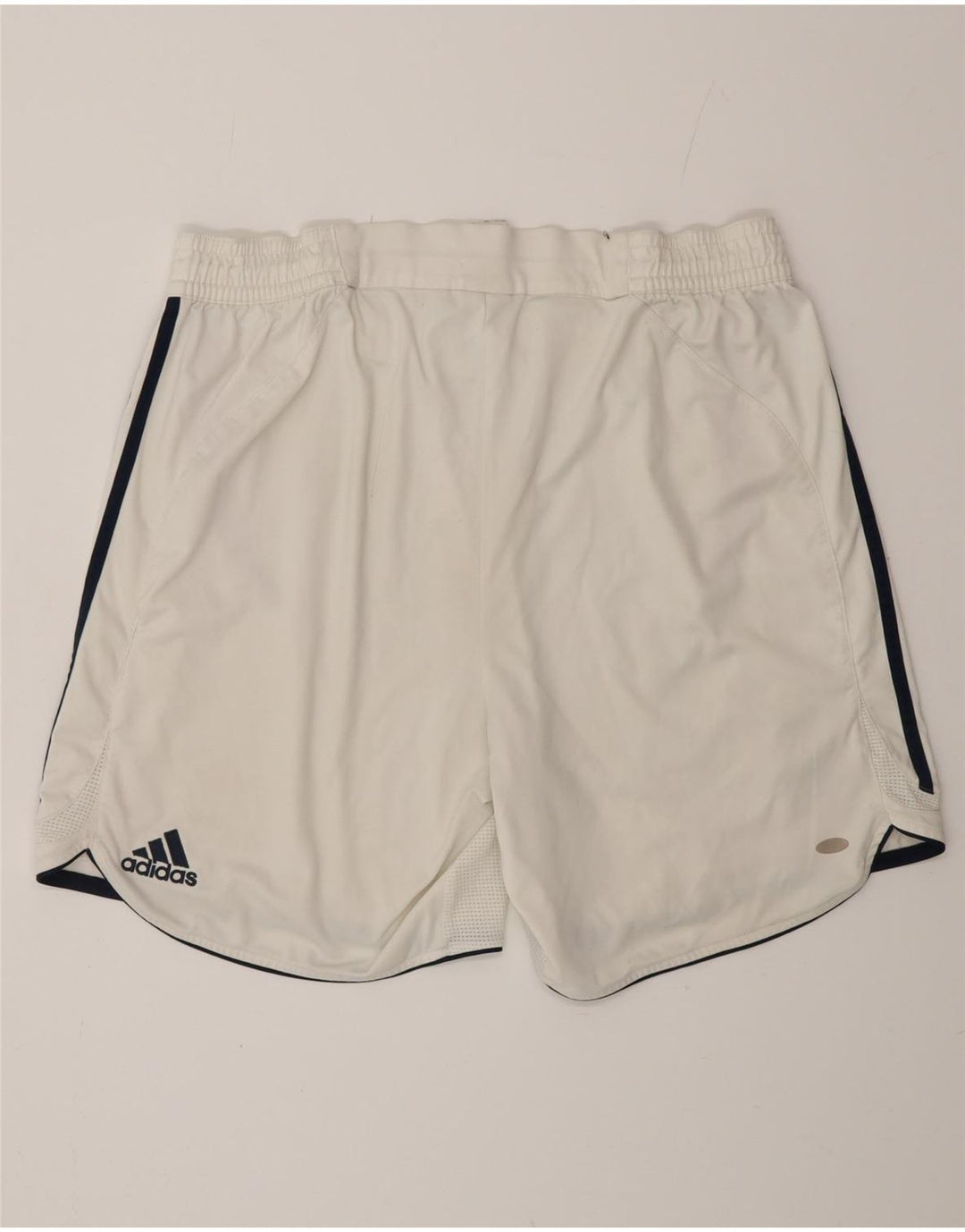 ADIDAS Herren FC Bayern München Sport Shorts UK 42 Large Weiß Colourblock