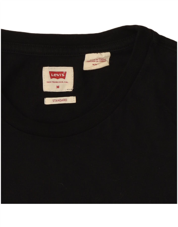 Levi's Herren Standard T-Shirt Top Medium Schwarz